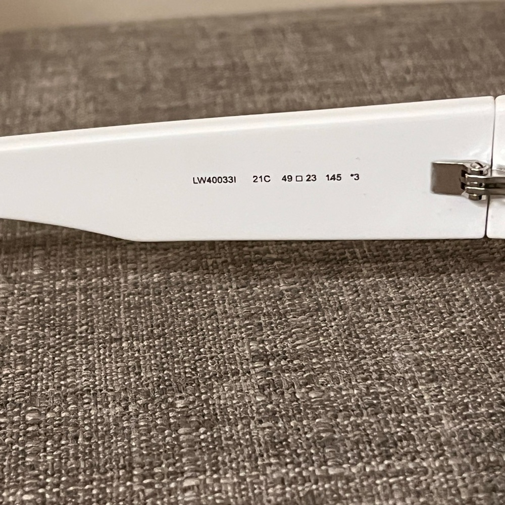 Loewe White Rectangular Sunglasses - image 7